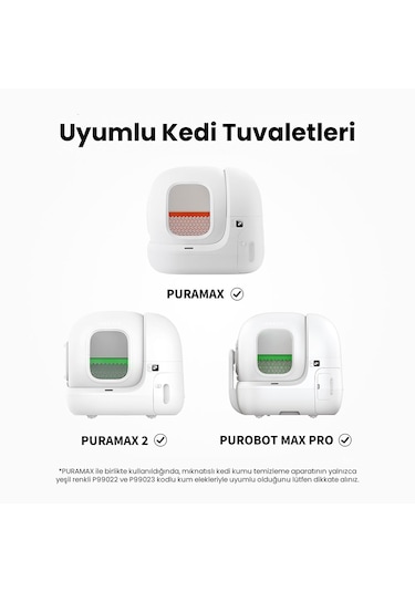 Petkit Geniş Delikli Kum Temizleyici Manyetik, Pratik Set