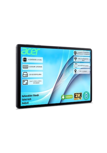 Acer Iconia Tab P10 NT.LG1EY.001 6 GB 128 GB 10.4" Tablet