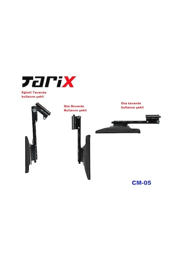 Tarix Cm-05 Eğimli Tavan Askı Aparatı 17"-32"