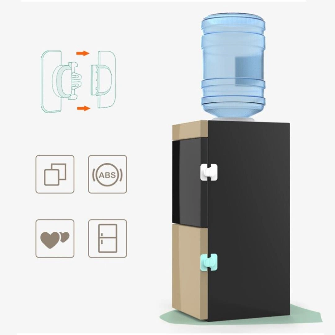 Sunup Sn-28750 Geçmeli Tip Buzdolabı Ve Dolap İçin Çocuk Güvenlik Kilidi Yapışkanlı