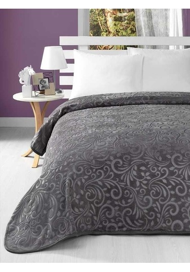 Mink Battaniye Sense 516 Antrasit Çift Kişilik 220x240 Antrasit