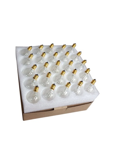 Tomshine Ac230v G40 Küre Akkor Ampul Lamba 25 Paket Sıcak Beyaz