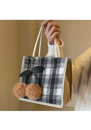 Trendooze Kadın Gri Fermuarlı Çantası Modern Gri Elma Boyutu Diğer