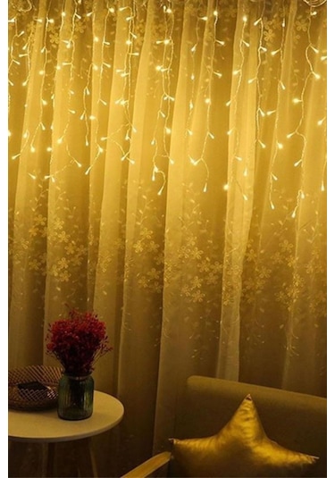 Tedaks 8 Fonksiyonlu 16 Saçaklı Perde Led 3 X 1 Günışığı Beyaz
