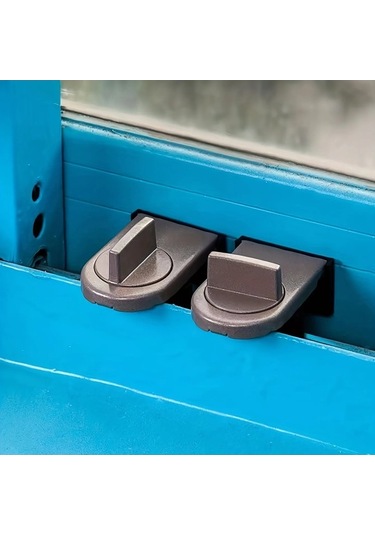 Fastbuy Sürgülü Kanat Kilidi, Dolap Kapı Sapanı, 1/2 Adet, Pratik Aksesuar 1 ADET