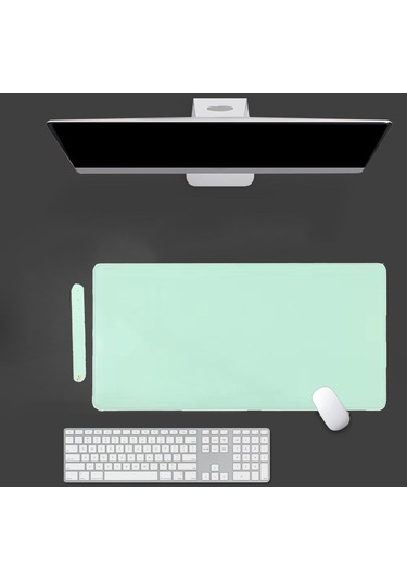 Suntek Genişletilmiş Oyun Mouse Pad'i, Desk Yeşil-ve-mavi