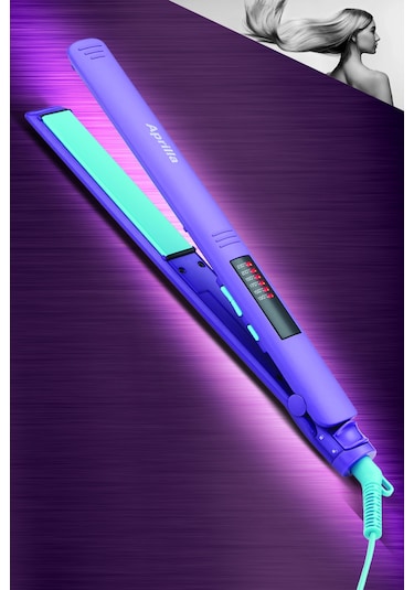 Aprilla AHS2052 Dijital Saç Düzleştirici Maşa Mor