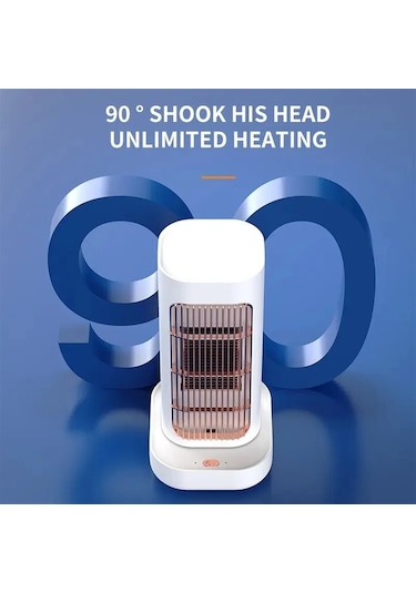 Jialan Jl Taşınabilir Elektrikli Isıtıcı Fan Ptc Devrilme Koruması Mini
