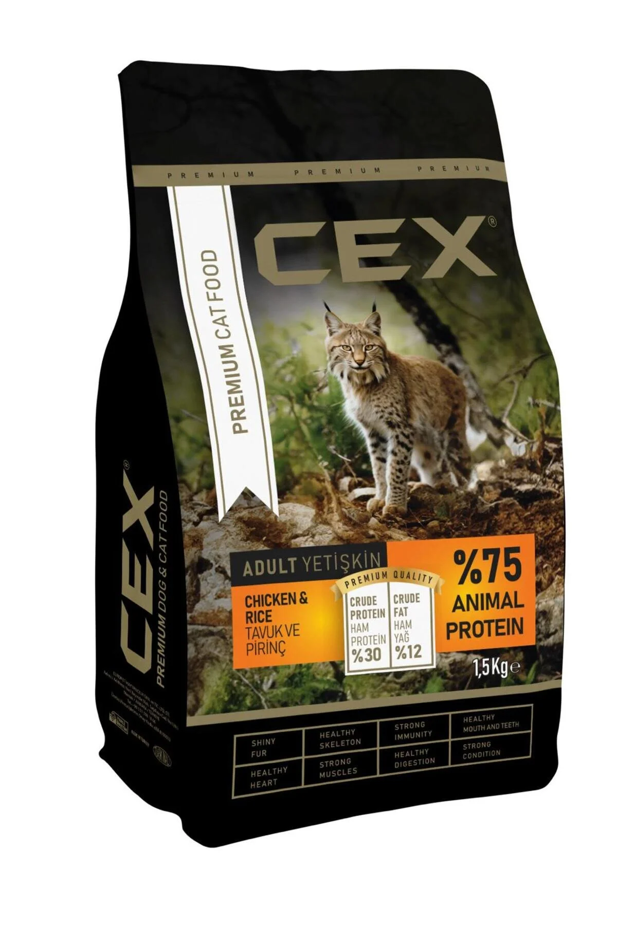 Cex Premıum Cat Chıcken & Rıce 1,5 Kg
