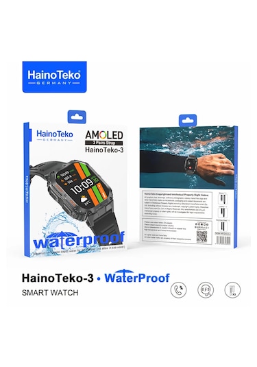 Haino Teko-3 3 Kordonlu Akıllı Saat (İthalatçı Garantili)