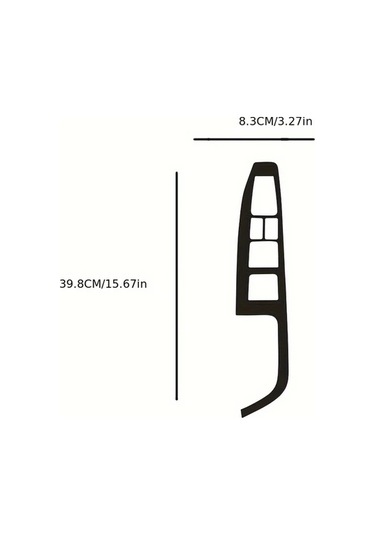 Xuweiwei 3d Carbon Fiber Black Style B 2019 2020 Hyundaı Elantra Ad İç Kontrol Paneli Kapı Kolu Kaplamaları Sol Şöför