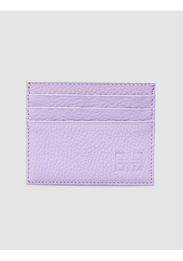 Cabani %100 Hakiki Deri Lila Unisex Kartlık Lila