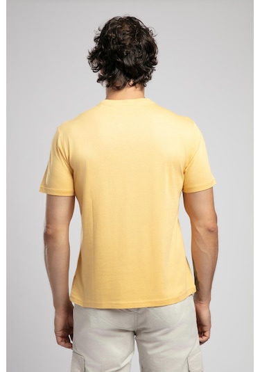 Lee Cooper Nelli Erkek O Yaka T-shirt-19935 Sarı