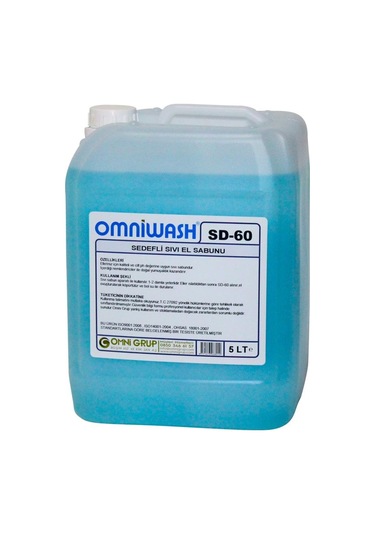 Omniwash Sd-60 Sıvı El Sabunu Nemlendiricili 5000ml 4 Adet
