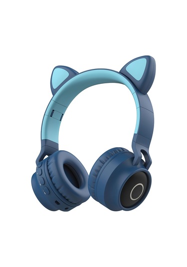 Soulader Oyun Kulaklığı Bluetooth Bağlantılı Kulak İçi Tasarım Led Aydınlatmalı Kedi Kulağı Şeklinde Yanıp Sönen Işıklı Kulaklık