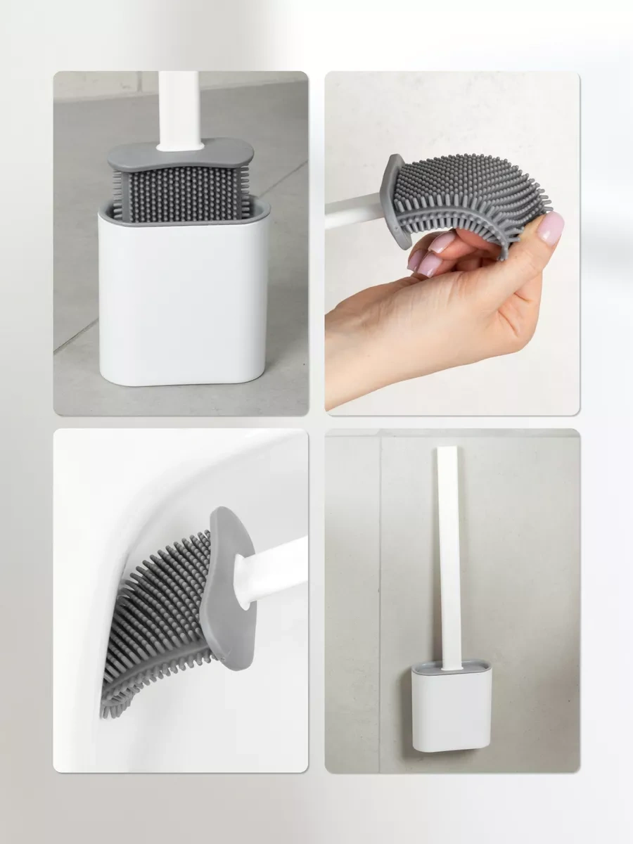 Kleber Silikon Paspaslı Tuvalet Fırçası Zemin/duvar Tipi 232610578 Beyaz