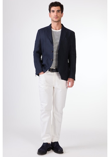 Lacivert Erkek Ceket - Slim Fit Lacivert