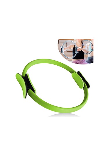 Suntek Pilates Ring Tonlama Uyluk Bacaklar Direnç Yoga Yeşil Yeşil