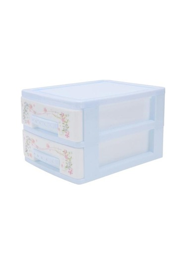 Makyaj Saklama Kutusu Çocuk Firkete Kutusu Çekmece Tipi Saklama Kutusu Küçük Boyutu Depolama Kutusu Office Des İçin İki Katmanlı Depolama Kabini Saklama Kutuları Ve Amp Bidon