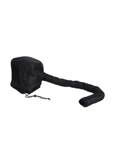 Mufunye Polyester Saç Kurutma Başlığı - Gümüş, Siyah, Pembe Seçenekli, 40cm Çap, 60g Hafif Paket