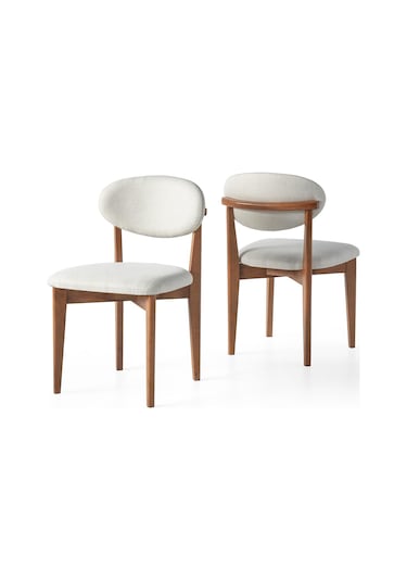 Norte Ahşap Salon Mutfak Sandalyesi 4 Lü Set 001