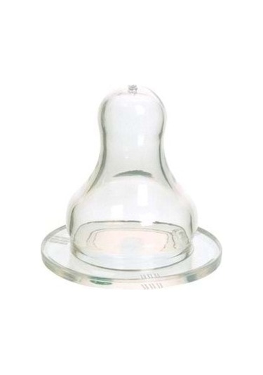 Bambino Silikon Kiraz Uçlu Biberon Emziği No:3 / Şeffaf / 18+ Ay