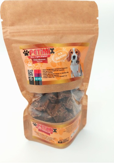 Petimix Mini Ciğer Küpleri Köpek Ödül Maması 30 G