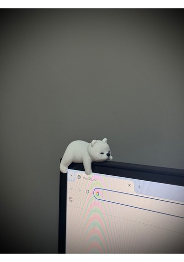 Sevimli Uyuyan Ayı Araba Dikiz Aynası Süsü - Araç İçi Aksesuar Süsü - Mutfak Süsü Torpido Süsü Ayı