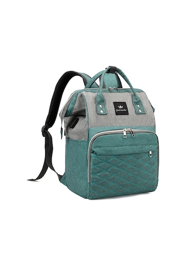 Jialan Anne Çantası Çok Fonksiyonlu Anne Ve Bebek Çantası Elmas Yeşil