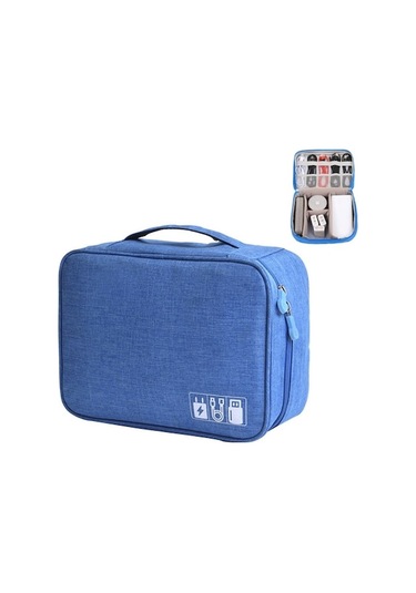 Çok Fonksiyonlu Veri Kablosu Ve Hard Disk Kılıfı Mavi MAVİ