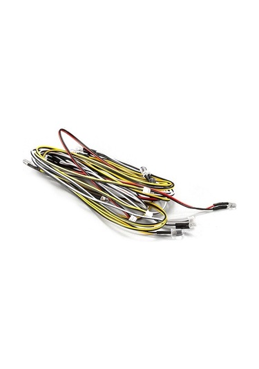 Didadodo 1/10 Toyota Land Cruiser Rc Araç İçin 14 Led'li Kontrol Kutusu İle Profesyonel Aydınlatma Seti, Çok Renkli Led Aydınlatma Sistemi Çok Renkli