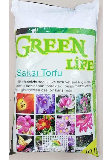 Harika Bitki Toprağı Çiçek Toprağı Green Life Torf Humus Katkılı