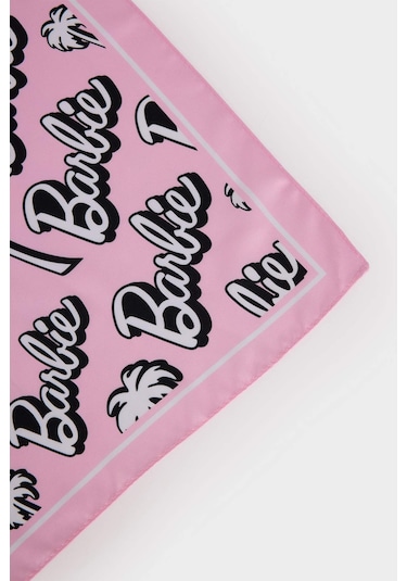 Defacto Kız Çocuk Barbie Desenli Dokuma Şal G0411a8nspn2 Pembe