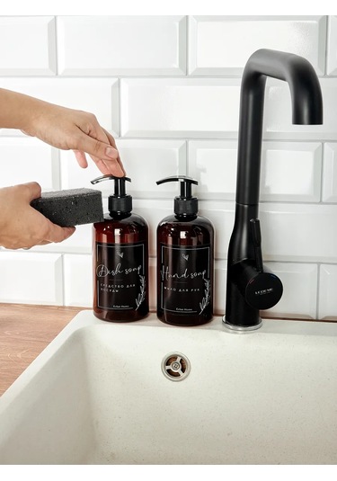 Eclair Home Banyo Ve Mutfak İçin Dispenser S 465755592 Siyah