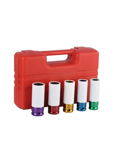 Sones In 1 15/17/19/21/22mm Lokma Seti Lastik Değiştirme Anahtarı Kafası Tekerlek Koruma Kılıfı