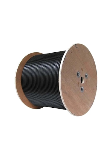 Rewel Siyah Cat 6 Data Kablosu 300 Mt Dış Ve İç Mekanlara Uyumludur 245043