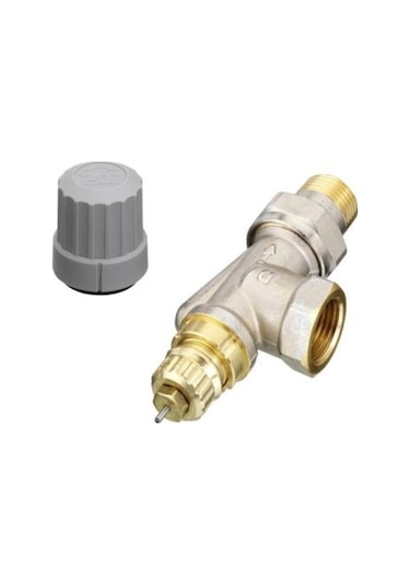 Danfoss 1/2" Uk Yatay Köşe Termostatik Radyatör Vanası