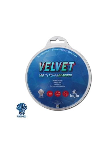 DFT Bojin Velvet Fluorocarbon 50 m 0.30 mm Misina