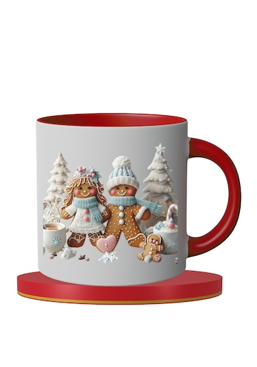 Yılbaşı Özel Temalı Porselen Kupa