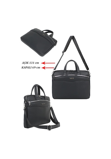 Unisex Slim Laptop Çantası 13.3" 14" İnç Macbook Uyumlu