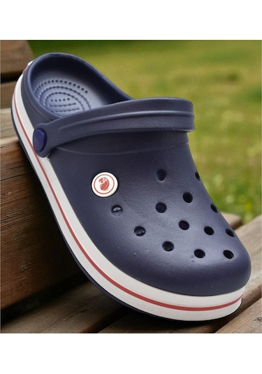 214 Cros Model Sabo Hastane Doktor Hemşire Kadın Erkek Terlik Lacivert