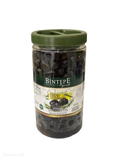 Bintepe Organik Sofralık Siyah Zeytin M 1 KG