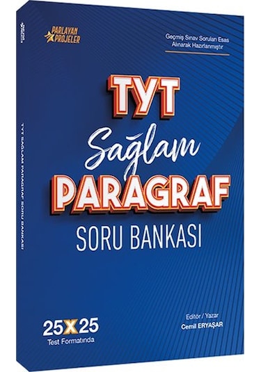2026 Tyt Sağlam Paragraf Soru Bankası 25x25 Deneme Formatında Parlayan Projeler