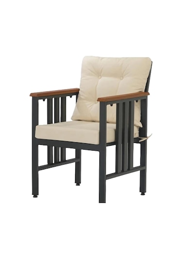 Çamlıca Balkon Set Alüminyum Bahçe, Teras, Balkon Kanepe Takımı Krem