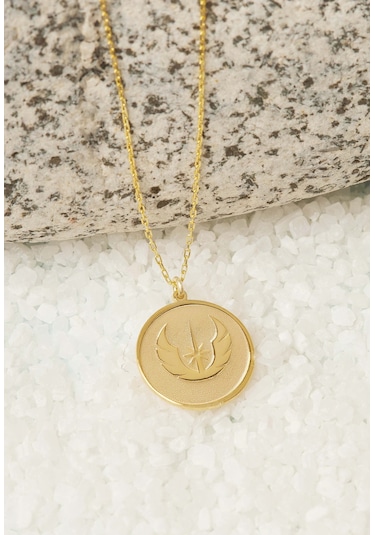 Dkmn Gümüş Star Wars Jedi Sembol 925 Ayar Unisex Gümüş Kolye