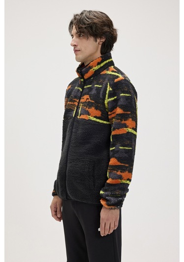 Bad Bear Vernon Siyah Erkek Full-zip Polar Sweatshirt Siyah