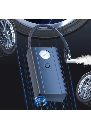 Boatshop1 12v Kablolu Hava Kompresörü Kablolu İşaretleyici Arabalar Motosikletler Bisikletler İçin Lastik Şişirici