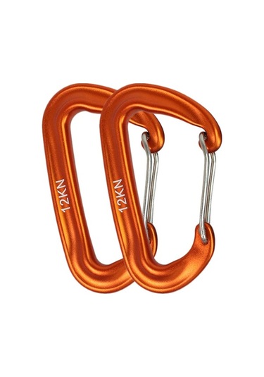 Novahub 6 Adet 12kn Dayanıklı Alüminyum Karabina - Kamp, Hiking Ve Ev Kullanımı İçin Çok Renkli, Küçük Boyutlu Çok Renkli