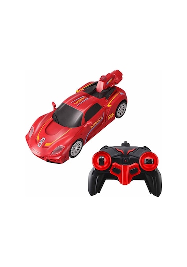 Transforming Robot Racer Uzaktan Kumandalı Sesli Ve Işıklı Robotl Çok Renkli