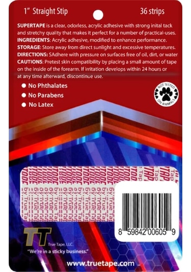 True Tape Supertape Protez Saç Bandı (2.5 CM X 7.5 CM) 1"